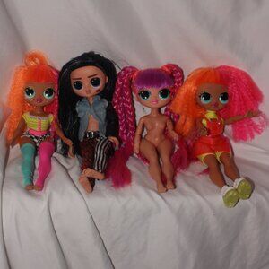 Used L.O.L. Surprise! OMG Doll Lot for Play or OOAK Customs
